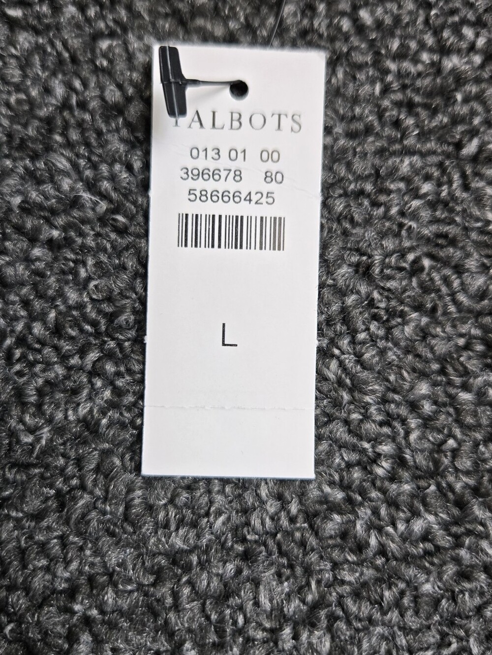 Talbots T Shirt Womens L China Blue Floral Cotton Long Sleeve New - Picture 10 of 11